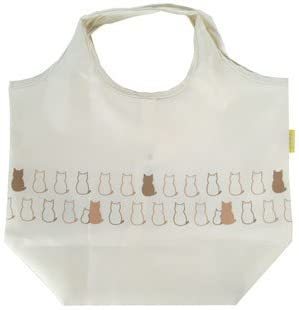 エコバッグ ショッピングバッグ 濱文様 エコトート 小 ねこ オフ コンビニ メンズ レディース拍卖