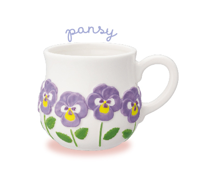 デコレ Otogicco お花のテーブルウェア お花マグ パンジー MG-62252 DECOLE concombre拍卖