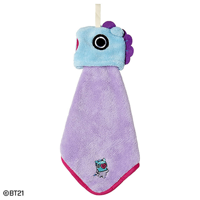 BT21 公式グッズ 新作 マイクロループタオル マスコット MANG タオル ビーティー拍卖