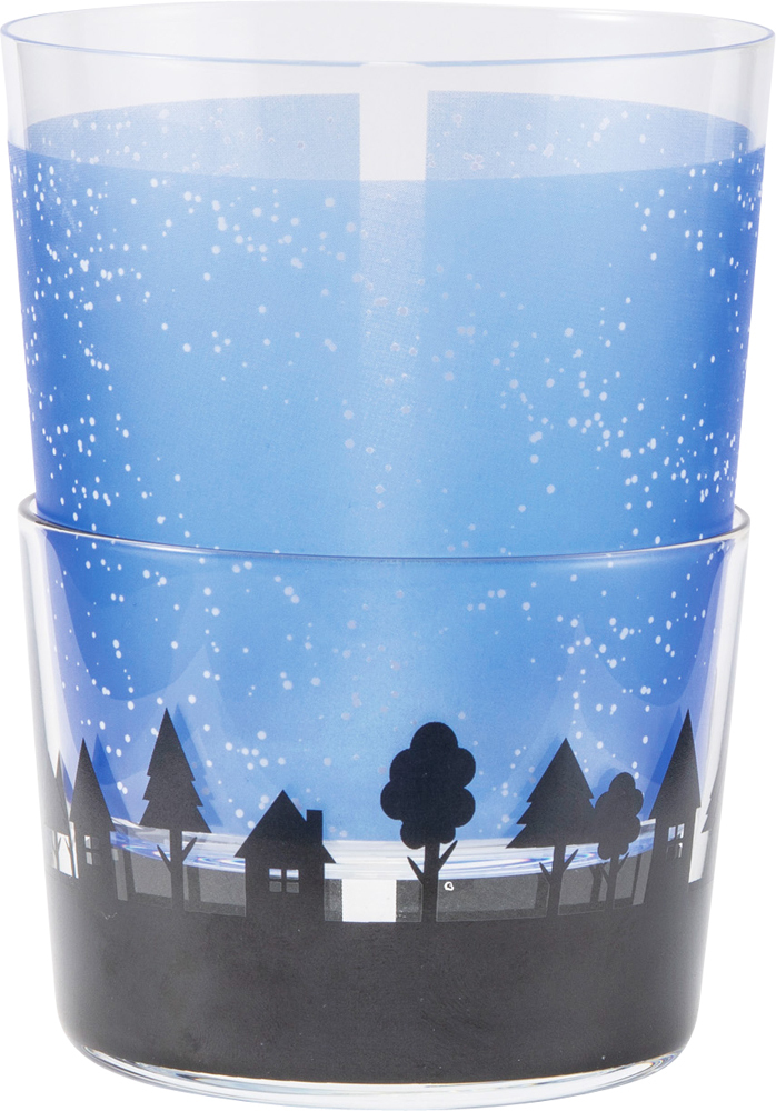 グラス&おつまみ入れ 星空 ビールグラス おつまみ入れ セット拍卖