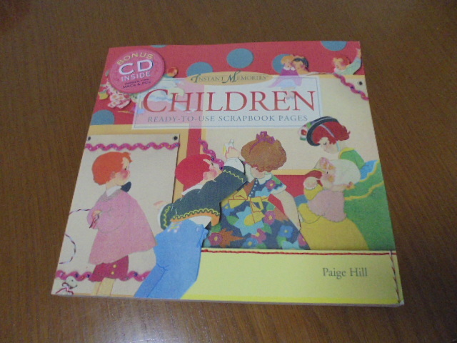 洋書有名イラストレーターによるス子供のデザイン CDロム スクラップブックコレクション Children Scrapbook Pages拍卖