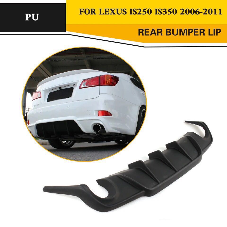 IS250 IS350 リアディフューザー リアハーフ エアロ レクサス ISF仕様 2006-2011 リアバンパー拍卖
