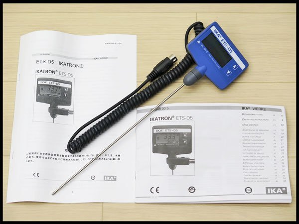 ●1) 美品! IKA 溶液温度コントローラー IKATRON ETS-D5 ホットプレートスターラー用 【現状品】 加熱撹拌制御/実験機器/研究設備拍卖