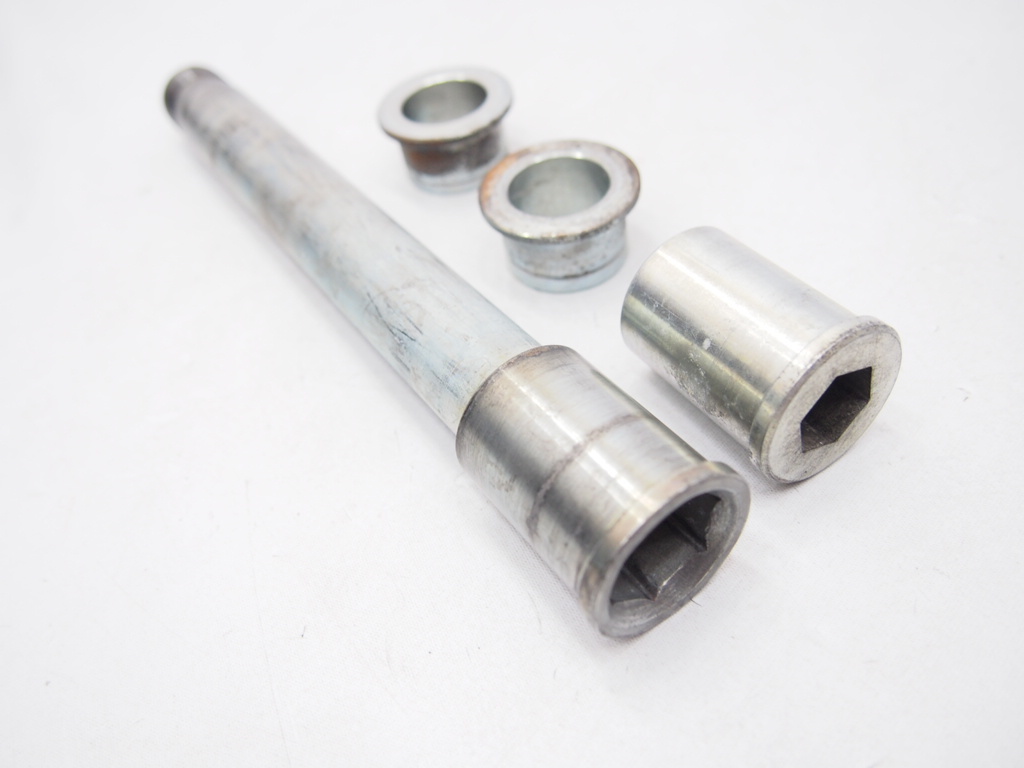 ZX-12R純正フロントアクスルシャフトZXT20A曲がりナシ.委探しの方にどうぞ拍卖