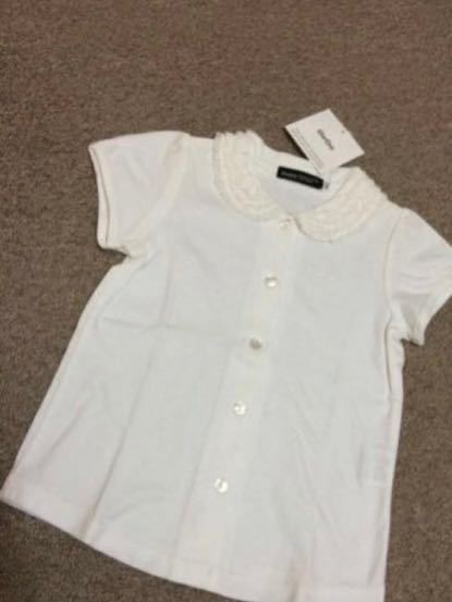 n24 女の子100ベベBEBEの白のカットソー フォーマルにも拍卖