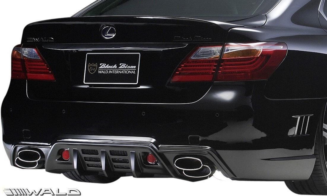 【M’s】 レクサス 40 LS 中期 LS460/L LS600h/L (H21.9-H24.10) WALD BLACK BISON リアバンパースポイラー ヴァルド バルド エアロ パーツ拍卖