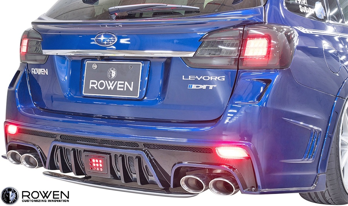 【M's】スバル レヴォーグ A-C型 VM4 VMG (2014.6-2017.7) ROWEN RR リアバンパー (4本出しマフラー用) ロエン ロウェン エアロ 1S005P10拍卖