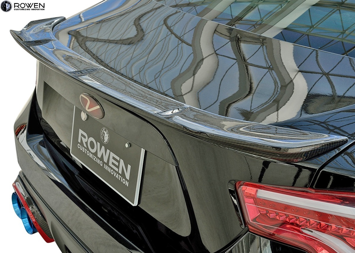 【M’s】スバル BRZ ZC6 後期 (2016.8-) ROWEN RR STREET ZERO トランクスポイラー // Wet Carbon エアロ ロエン ロウェン 1T009T10拍卖