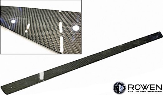 【M's】SUBARU WRX STI/S4 後期 (2017.6-) ROWEN サイドアンダーフラップ LR/ウエットカーボン VAB VAG エアロ ロエン ロウェン 1S006J20拍卖