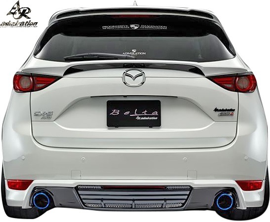 【M's】CX-5 KFEP KF5P KF2P (H29.02-) Admiration Belta リヤ ハーフスポイラー 左右シングル(2本)出し用 アドミレイション エアロ パーツ拍卖