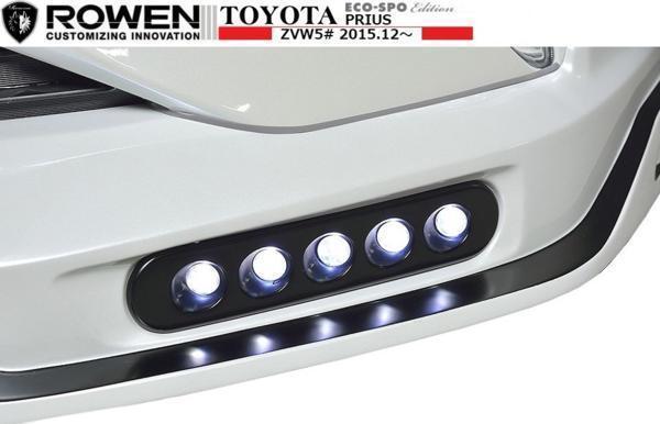 【M's】トヨタ プリウス 50系 スポットLEDアタッチメント ECO-SPO Edition フロントスポイラー用 ROWEN ロゥエン ロエン ZVW//6I0004拍卖