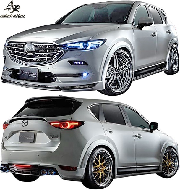 【M's】CX-5 KFEP KF5P KF2P (H29.02-) Admiration Belta エアロキット 3点 (デュエルマフラー用) アドミレイション エアロ パーツ セット拍卖