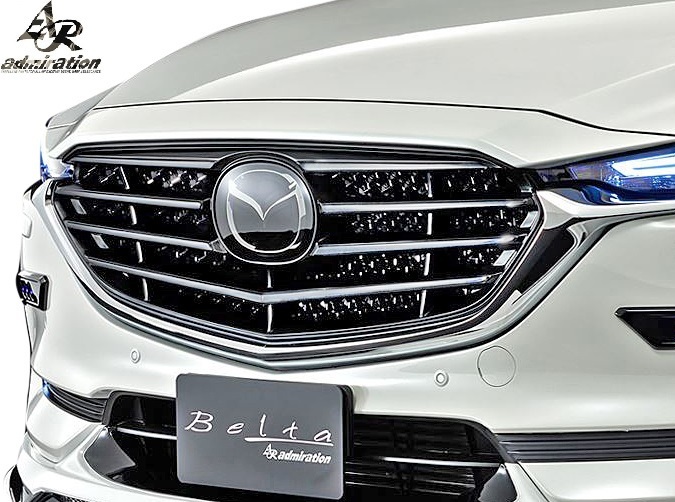 【M's】CX-5 KFEP KF5P KF2P (H29.02-) Admiration Belta フロントフェイスグリル V1 // FRP アドミレイション ベルタ エアロ グリル拍卖