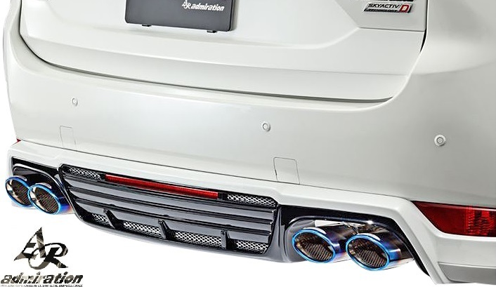 【M's】マツダ CX-5 KFEP KF5P KF2P (H29.02-) Admiration Belta エグゼクティブマフラー 4本出し チタンHYBRIDテール アドミレイション拍卖