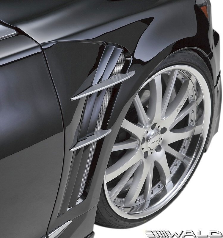 【M’s】 レクサス 40系 LS 後期 LS460 LS600h F SPORT (H24.10-H29.10) WALD EXECUTIVE LINE スポーツフェンダーダクト ヴァルド エアロ拍卖