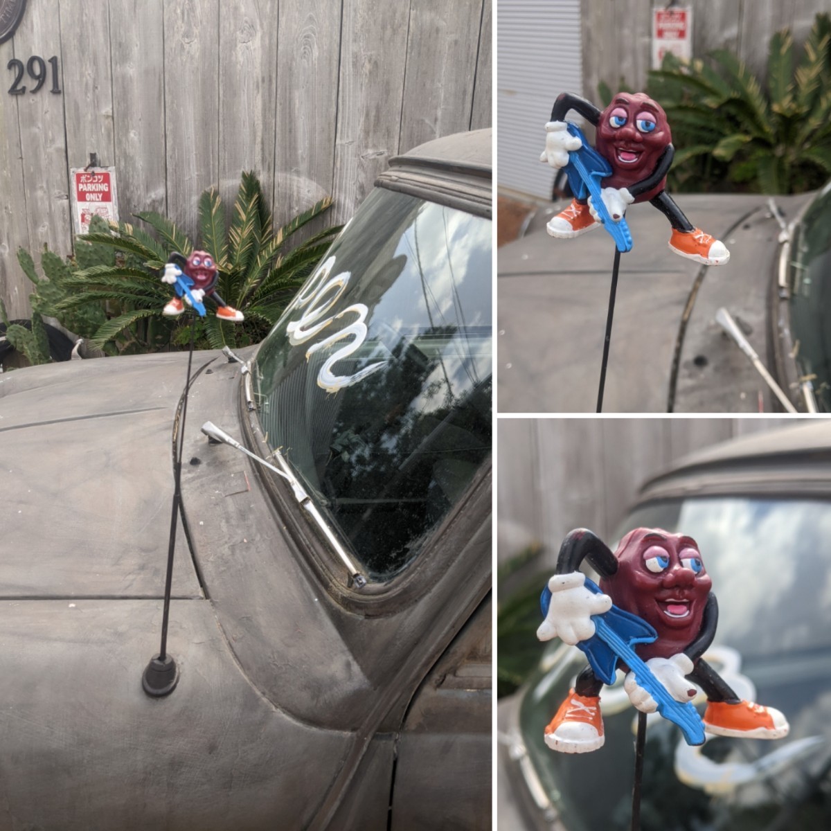 №.112 お宝放出中です!ザ!アメ雑!!アンテナボール(改)カリフォルニアレーズン#カーアクセサリー#アメ車 #カスタムカー#ホットロッド拍卖