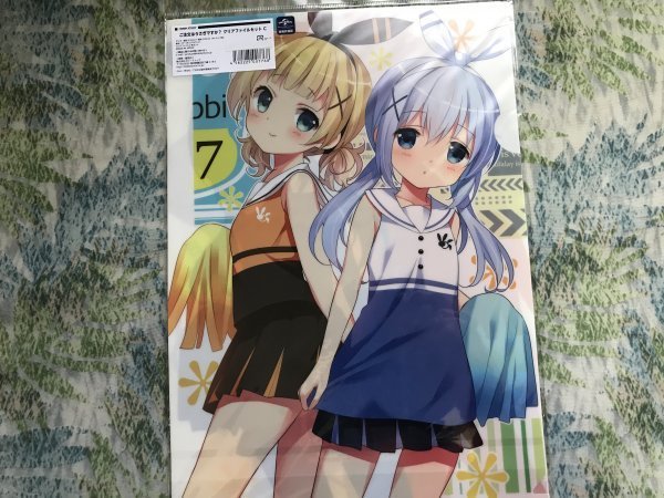 149クリアファイル ご注文はうさぎですか? koi HS ホビーストック限定 2枚セット チアガール チノ ココア リゼ シャロ拍卖