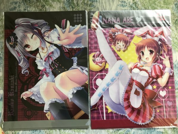 149クリアファイル アイドルマスター シンデレラガールズ 安部菜々 神崎蘭(池上茜) C87/A・M・R(Akane Makes Revolution) 2枚セット拍卖