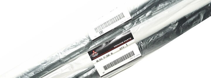 ★未使用 ランエボ CP9A用 LH/RH 純正ドアウィンドウ モールディング ドア ウインドウ ベルト ライン ランサーエボリューション 三菱拍卖