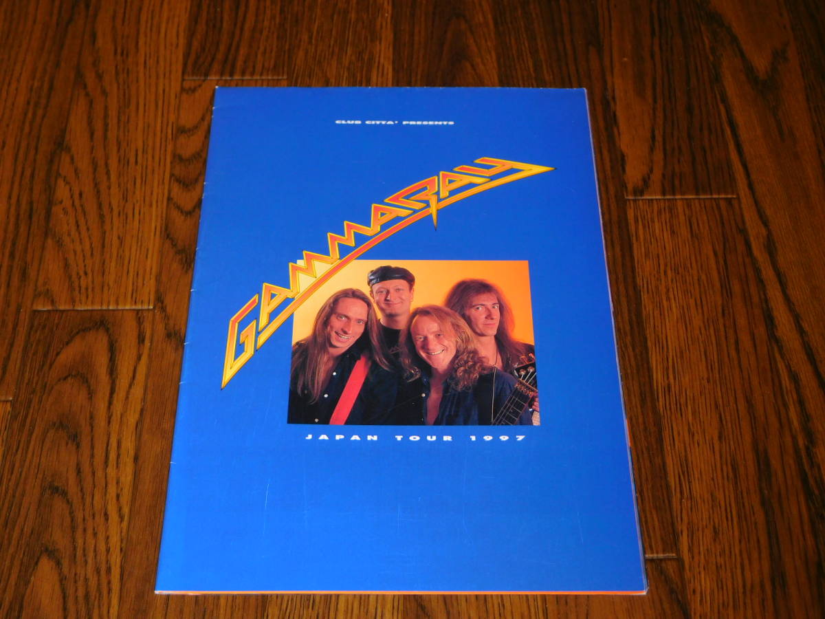 レア GAMMA RAY JAPAN TOUR 1997 のツアーパンフレット Kai Hansen HELLOWEEN ジャーマンメタル拍卖