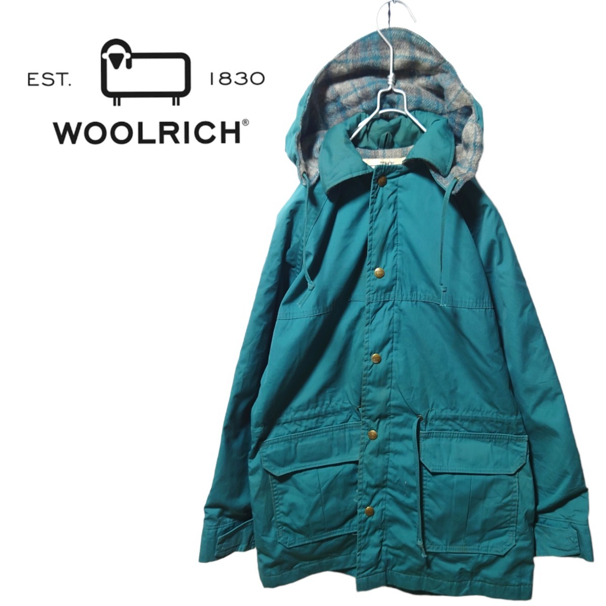 【WOOLRICH】60〜70's 白タグ マウンテンパーカー A-624拍卖