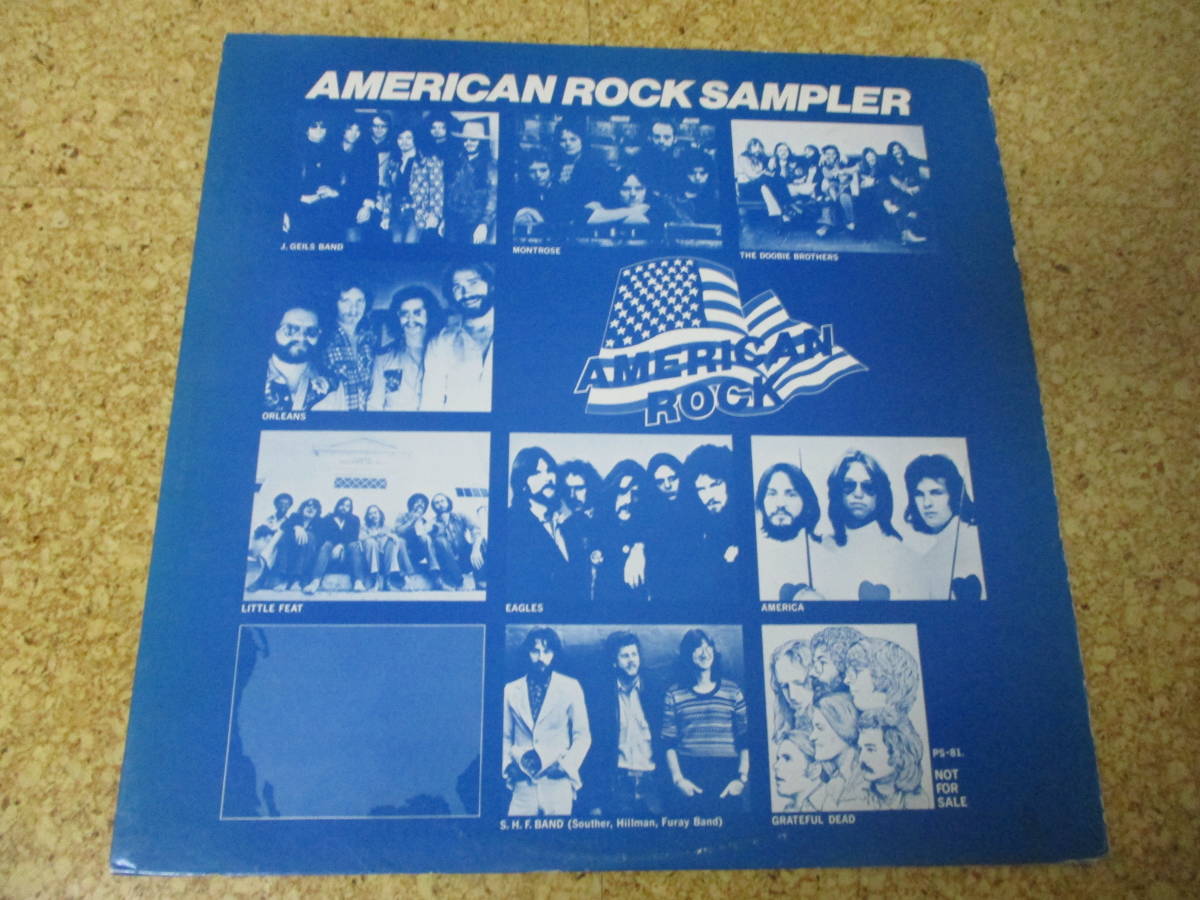 ◎American Rock Sampler/日本白ラベル見本LP盤☆Eagles Doobie Brothers America Little Feat Montrose Orleans J. Geils Band拍卖