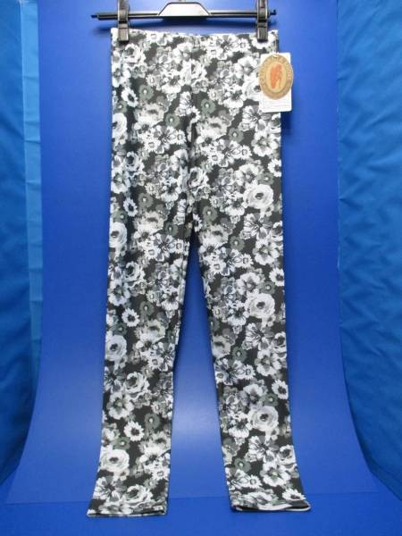 送料無料・新品★女性水着 ロングパンツ L カーキ色 花柄 ★v拍卖