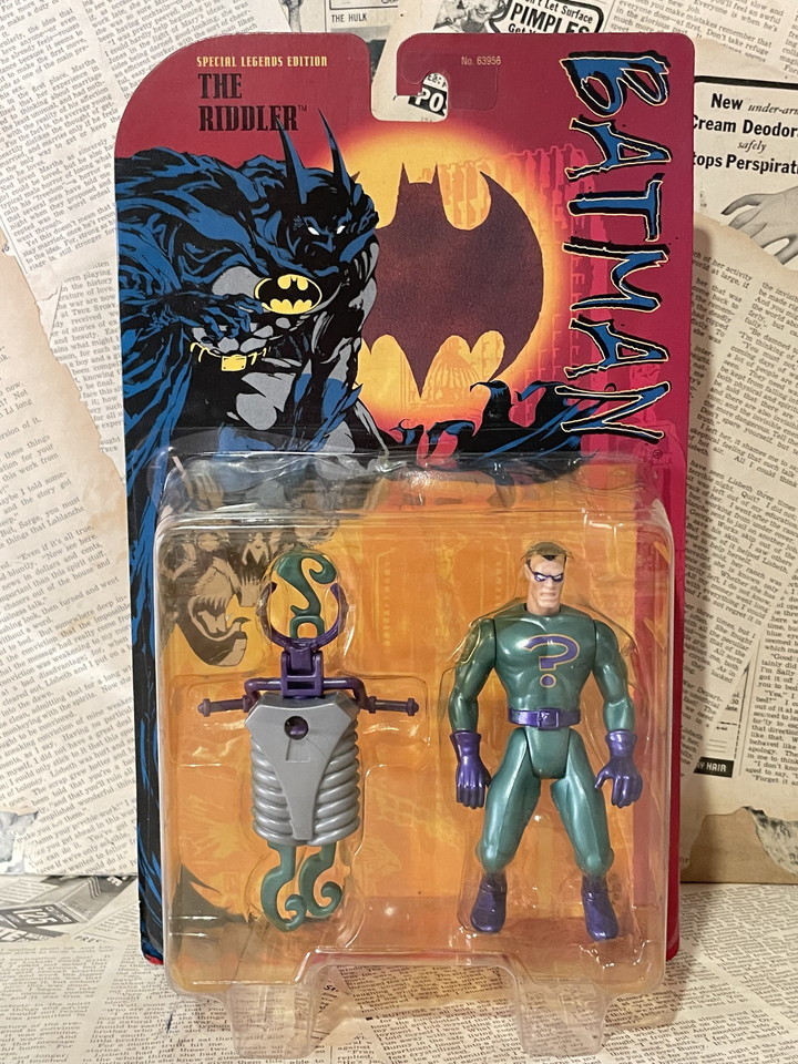 ☆1990年代/バットマン/フィギュア/即決ビンテージ/BATMAN/Action Figure(The Riddler/MOC) DC-079拍卖
