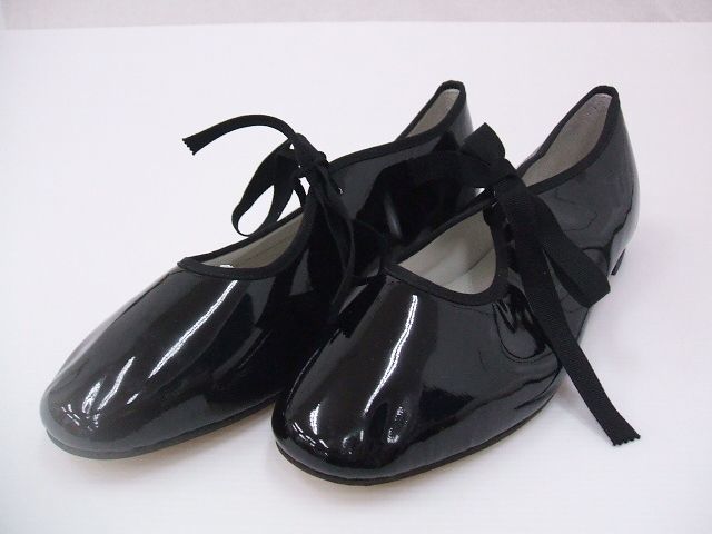 VIEILLE 新品未使用品 Un Enamel Heel 定価32000円 パテント エナメル サイズ39 バレエシューズ ブラック ヴィエイユ 2-0603G 196844拍卖