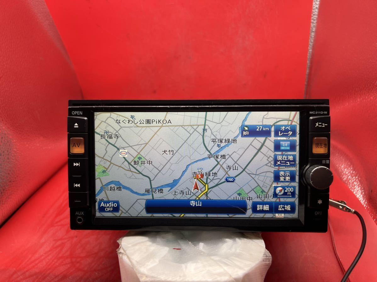 即決●日産純正・クラリオン .MC311D-W ワイド TV DVDUSB VTR Bluetooth ipod拍卖