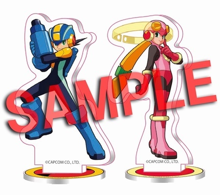 PS4 Switch ロックマンエグゼ アドバンスドコレクション 楽天ブックス 特典 アクリルスタンド 2種セット 未開封 送料無料拍卖