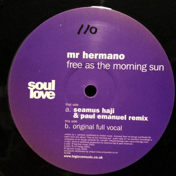 Mr. Hermano / Free As The Morning Sun拍卖