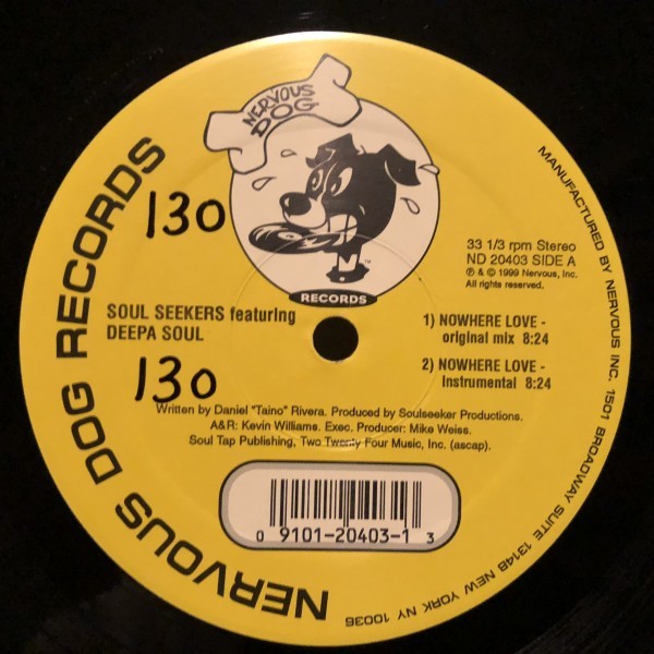 Soul Seekers Feat. Deepa Soul / Nowhere Love拍卖