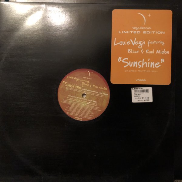 Louie Vega Presents Blaze & Raul Midon* / Sunshine (Extended Length)拍卖
