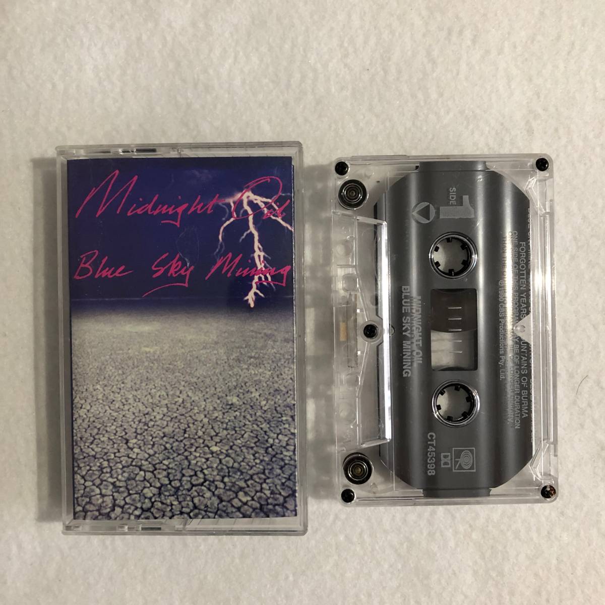 中古カセット Midnight Oil Blue Sky Mining ミッドナイト・オイル ブルー・スカイ・マイニング Columbia CT45398 US盤 拍卖
