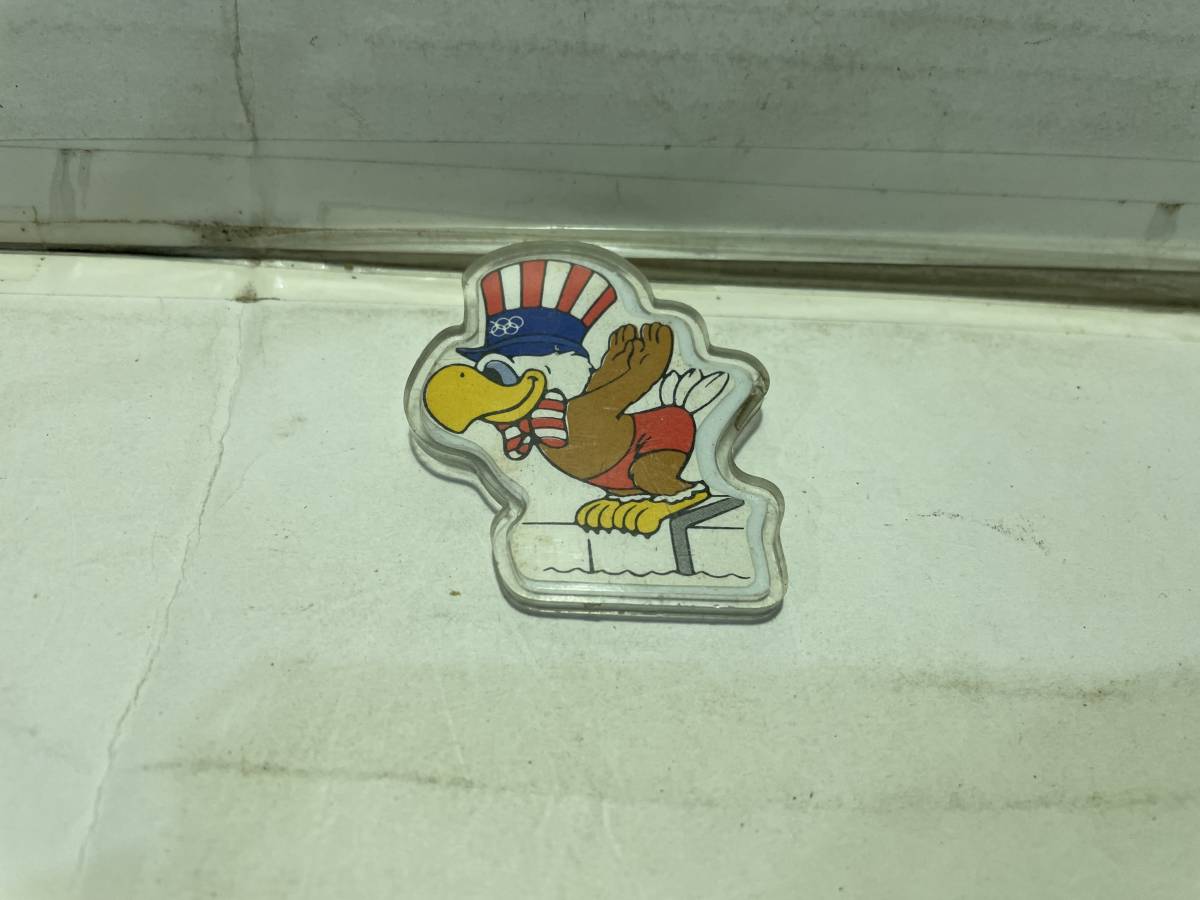 オリンピック ロサンゼルス ロス イーグルサム バッチ 水泳拍卖