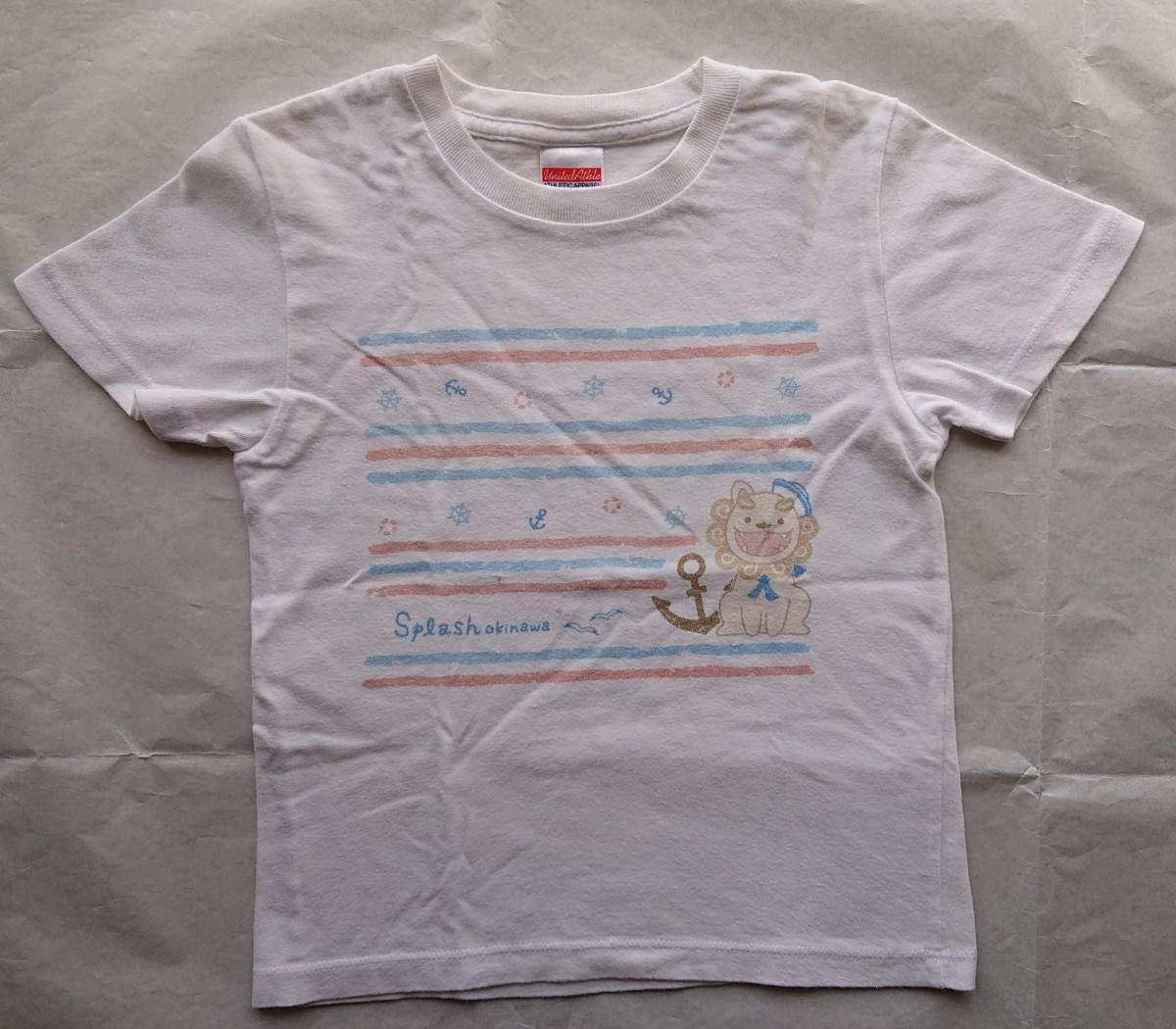 ★シーサー プリントTシャツ 半袖 S/S Tシャツ 沖縄 拍卖