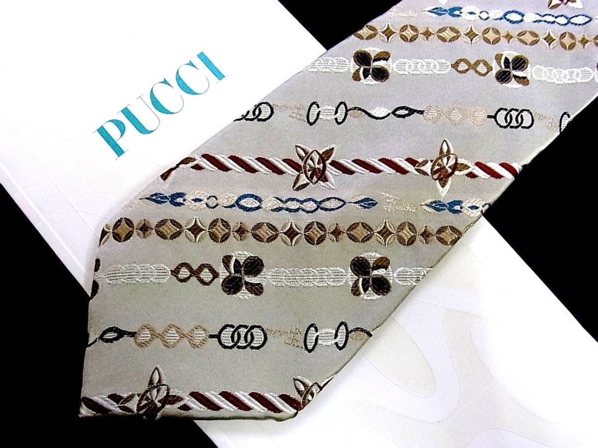 ・ω・jillv☆AH5280美品 エミリオプッチのネクタイ拍卖
