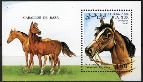 西サハラ切手『馬』拍卖