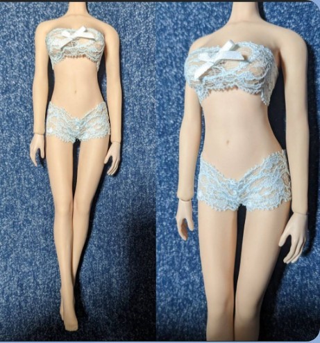 1/6ドール用ファイセンS07 クールガールTBLeague 水色 レースインナー拍卖