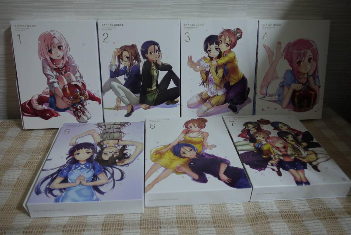 サクラクエスト 初回全7巻セット DVD 即決 送料無料拍卖