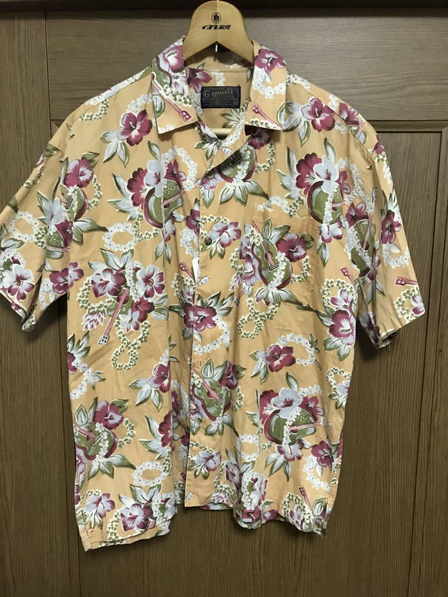 アロハ ハワイアン ロカビリー クリーム トロピカル 42拍卖