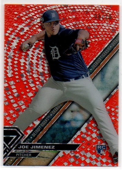 【JOE JIMENEZ】2017 Topps High Tek Red Orbit Diffractors #HTJJ 05/10拍卖