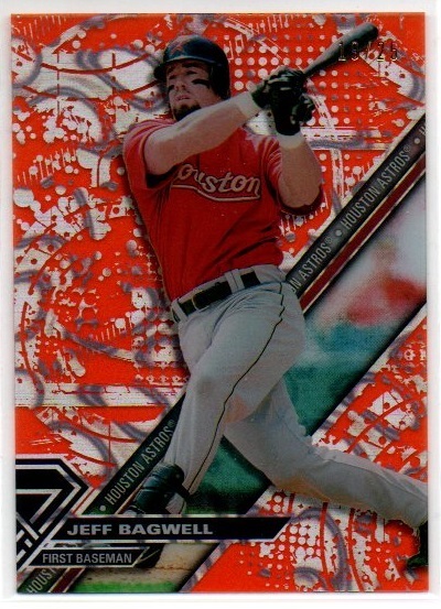 【JEFF BAGWELL】2017 Topps High Tek Orange Magma #HTJB 19/25拍卖