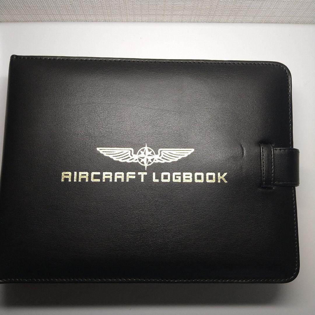 AIRCRAFT LOGBOOK DESIGN 4 PILOTSログブックケース拍卖