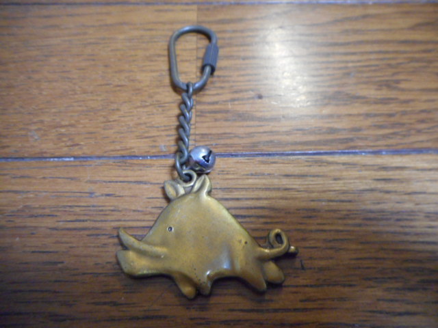 キーホルダー イノシシ い 駄菓子屋 おもちゃ お土産 昭和レトロ 当時物拍卖