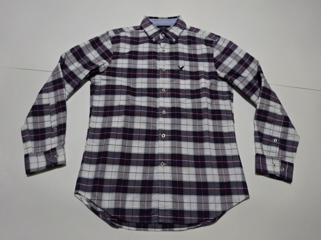 ●AMERICAN EAGLE アメリカンイーグル 長袖シャツ XS●0415●拍卖
