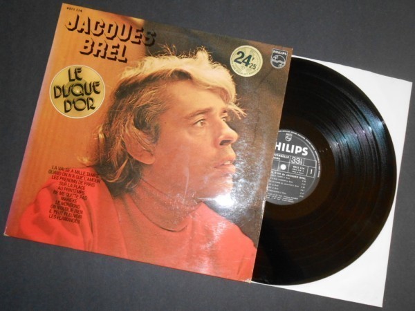 JACQUES BREL Le Disque d'Or フランス盤LP Philips 1973拍卖