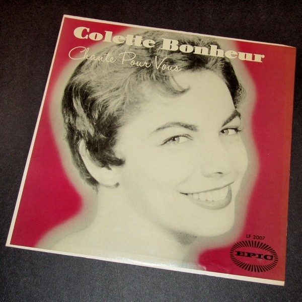 COLETTE BONHEUR Chante Pour Vous カナダ盤LP Epic 1958 ケベック拍卖