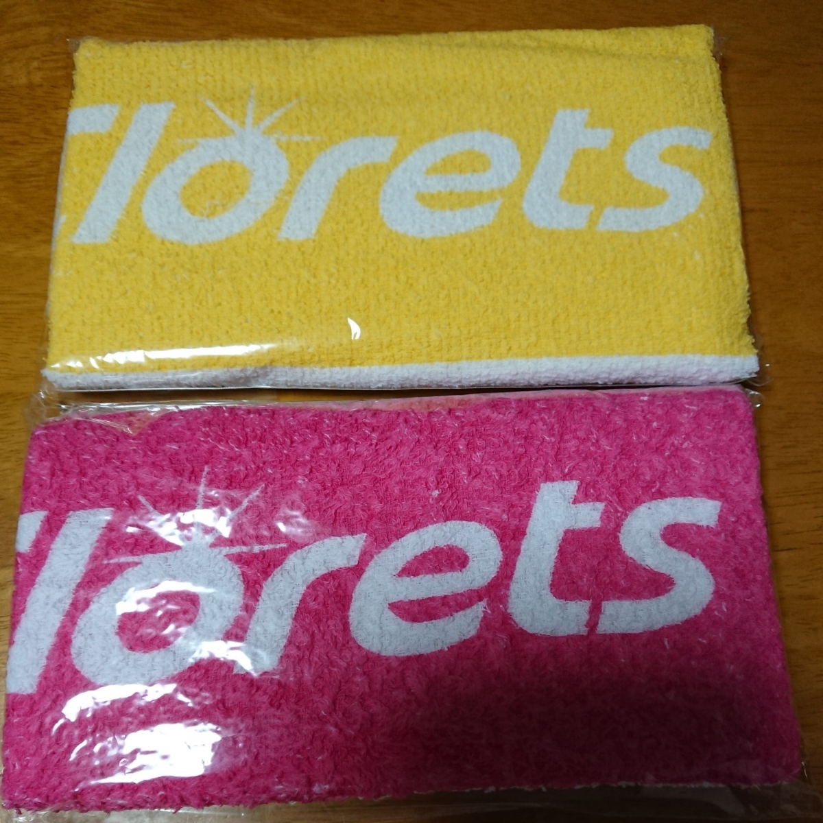 クロレッツオリジナルフェイスタオル2枚セット☆非売品レア新品未開封☆Clorets拍卖